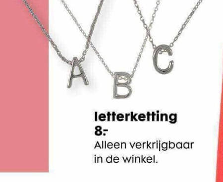 syndroom dikte domineren ketting folder aanbieding bij Hema - details