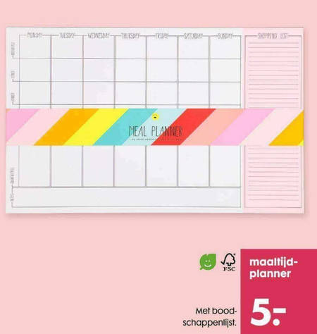 regisseur Sociologie Geruïneerd weekplanner folder aanbieding bij Hema - details