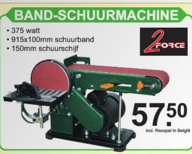 Wie Shinkan erven bandschuurmachine folder aanbieding bij Van Cranenbroek - details