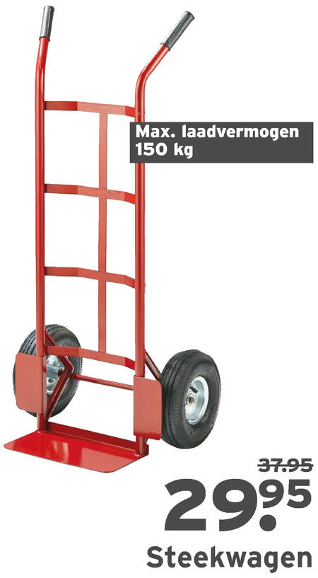 steekwagen folder aanbieding bij Gamma details