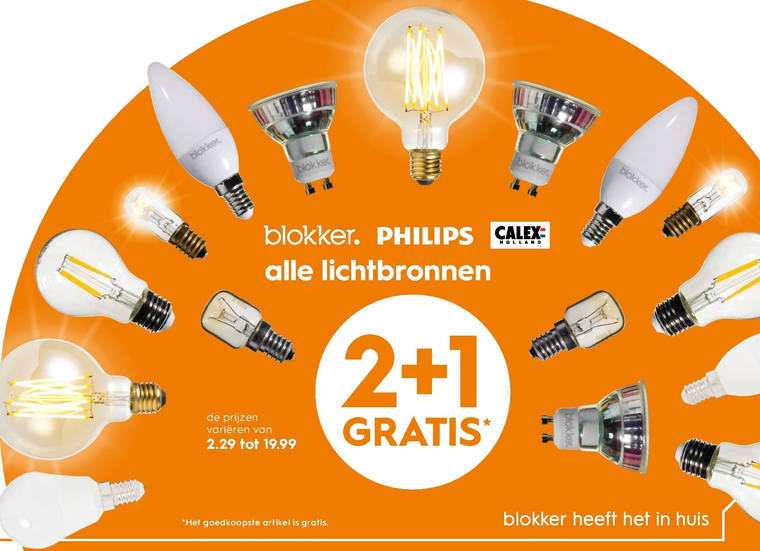 Gelijkenis Dezelfde Netto Calex led lamp folder aanbieding bij Blokker - details