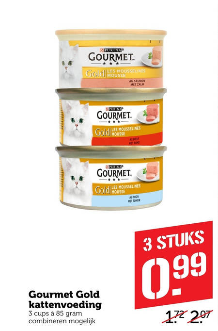 Gourmet   kattenvoer folder aanbieding bij  Coop - details