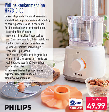 Correspondent Perth logo foodprocessor folder aanbieding bij Aldi - details