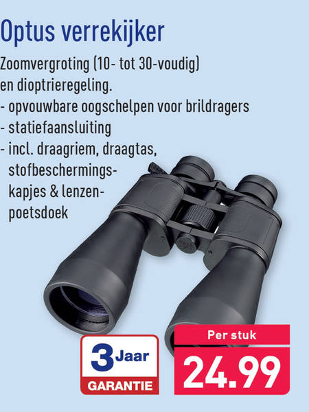 Wantrouwen Echter Massage verrekijker folder aanbieding bij Aldi - details