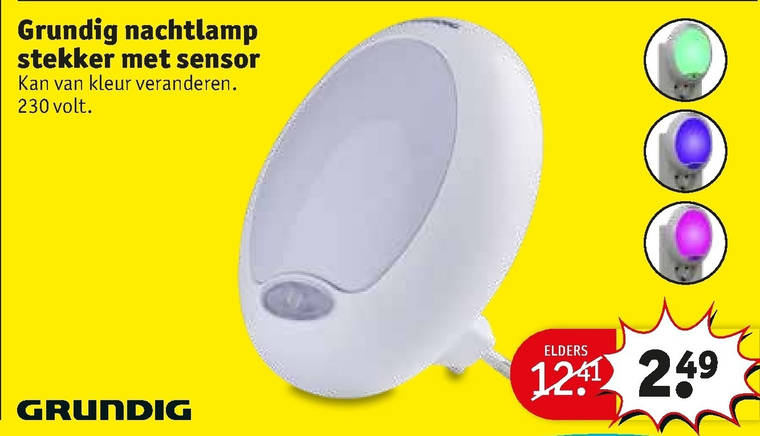 Beginner elk partitie nachtlamp folder aanbieding bij Kruidvat - details