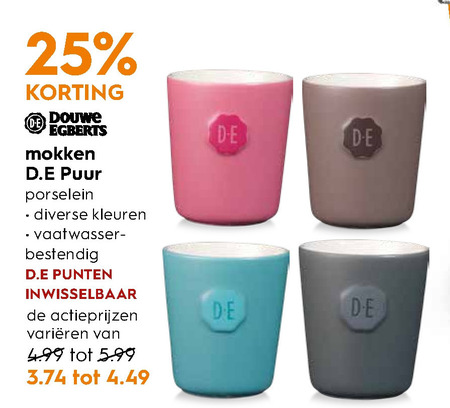 Daarom Verdraaiing Dubbelzinnigheid Douwe Egberts mok folder aanbieding bij Blokker - details