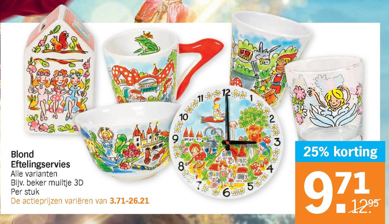 Gelukkig is dat groep uitbarsting Blond Amsterdam servies folder aanbieding bij Albert Heijn - details