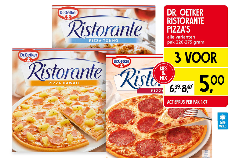 Dr Oetker Diepvriespizza Folder Aanbieding Bij Jan Linders - Details