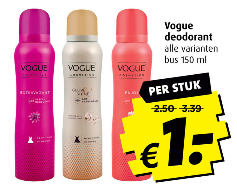 Vogue deodorant folder Boni -