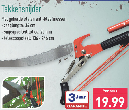 Tactiel gevoel rots Legacy takkenschaar folder aanbieding bij Aldi - details