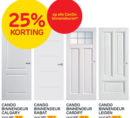 nek gebaar Oppervlakkig Cando deur folder aanbieding bij Praxis - details