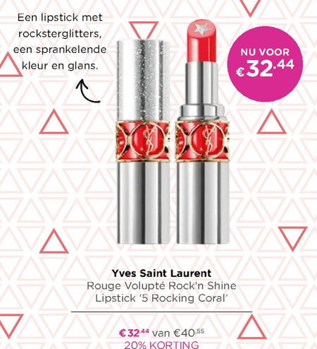 strand waarom Ontembare Yves St Laurent lipstick folder aanbieding bij Ici Paris XL - details