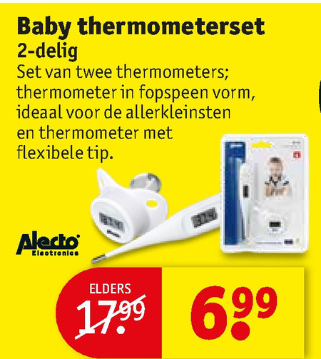 uitzondering Vooruit scheren Alecto koortsthermometer folder aanbieding bij Kruidvat - details