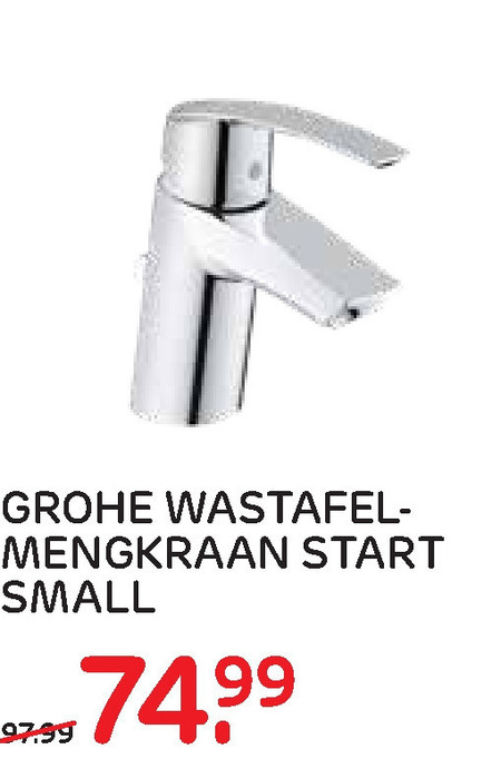 Grohe wastafelkraan folder aanbieding bij -