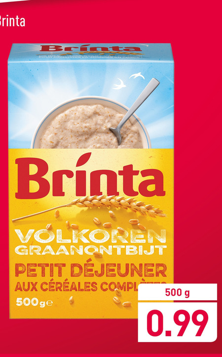 Brinta   havermout folder aanbieding bij  Aldi - details