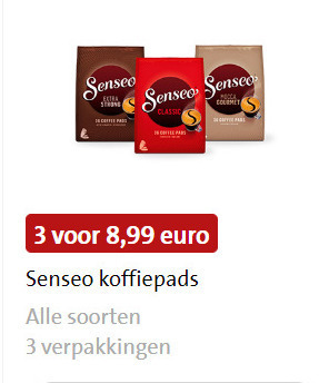 nauwelijks Levendig technisch Douwe Egberts Senseo koffiepad folder aanbieding bij Jumbo - details