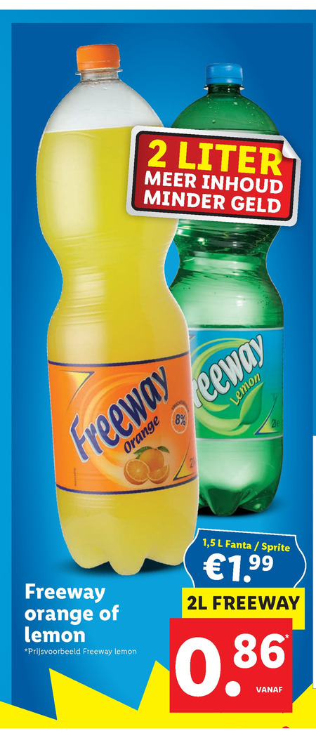 Freeway   frisdrank folder aanbieding bij  Lidl - details