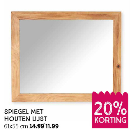 spiegel aanbieding bij Xenos - details