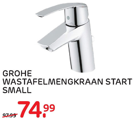 Grohe wastafelkraan folder aanbieding bij -