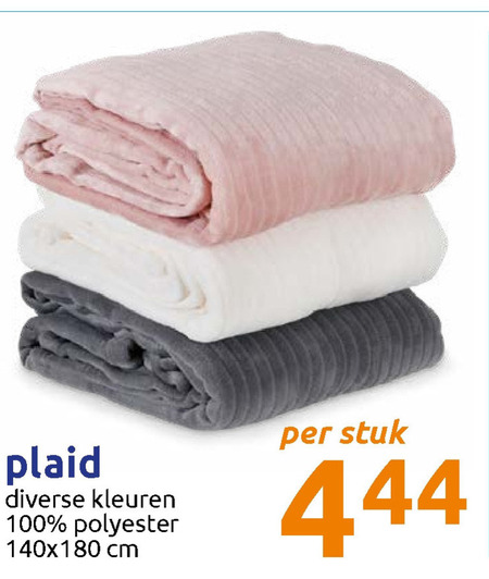 Ook Woedend Rauw plaid folder aanbieding bij Action - details