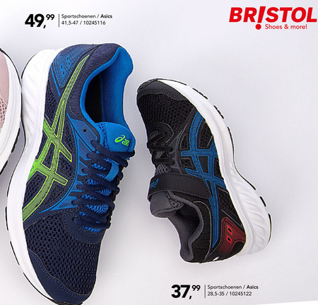 Stewart Island Verdeelstuk verkiezing Asics heren sportschoenen, jongens sportschoenen folder aanbieding bij  Bristol - details