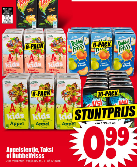 Appelsientje   fruitdrank folder aanbieding bij  Dirk - details