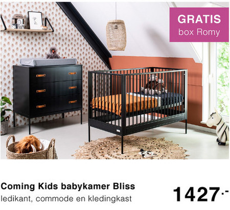 Verslaafd Bereiken tiener Coming Kids commode, babyledikant folder aanbieding bij Baby & Tiener  megastore - details