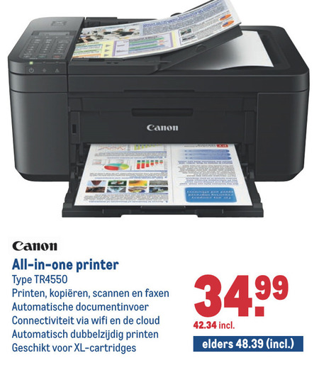 Canon all-in-one folder aanbieding bij Makro details