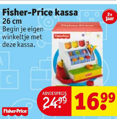 Infecteren Uitrusting vinger Fisher Price speelkassa folder aanbieding bij Kruidvat - details