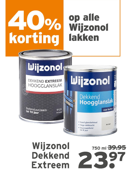 Kenia luisteraar munitie Wijzonol buitenlak folder aanbieding bij Gamma - details