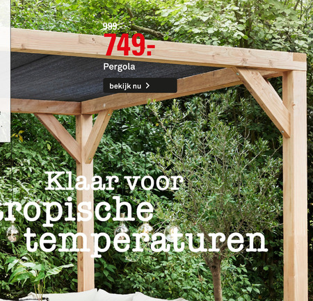 muis Uitgebreid Hover pergola folder aanbieding bij Karwei - details