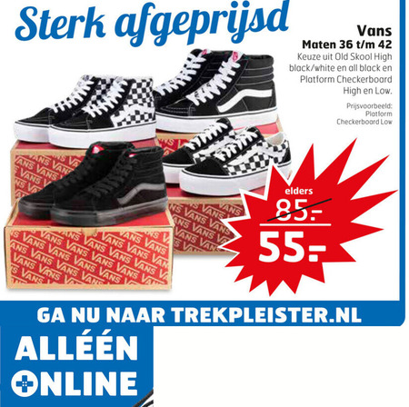 Trekpleister vans discount