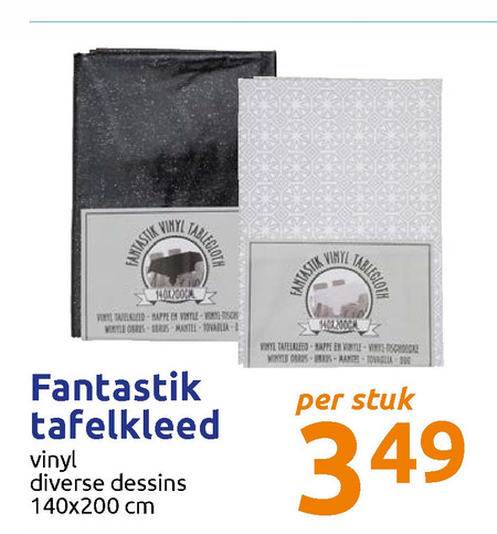 tafelzeil folder aanbieding bij - details