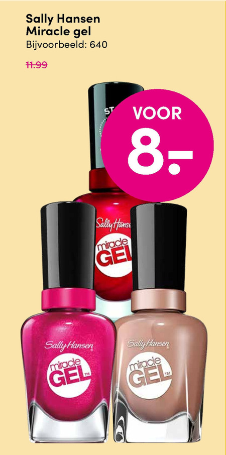 Sally Hansen   nagellak folder aanbieding bij  D.I.O. Drogist - details