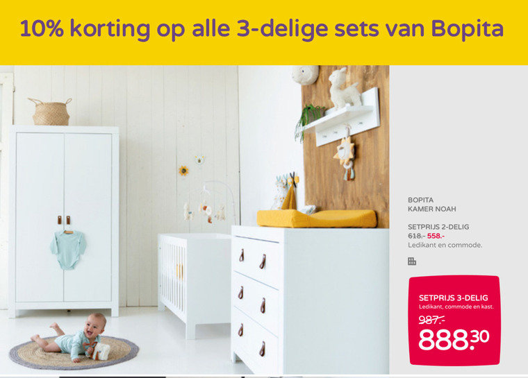 Bopita   babykamer folder aanbieding bij  Prenatal - details