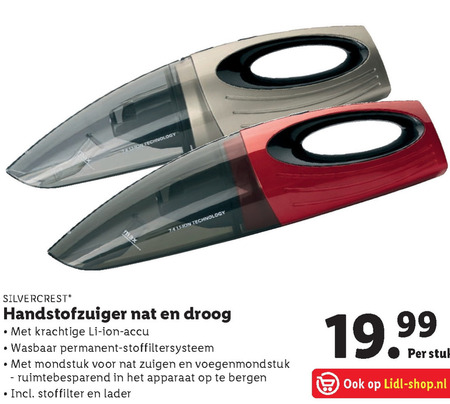 Uitstralen Sijpelen Slechthorend SilverCrest kruimelzuiger folder aanbieding bij Lidl - details