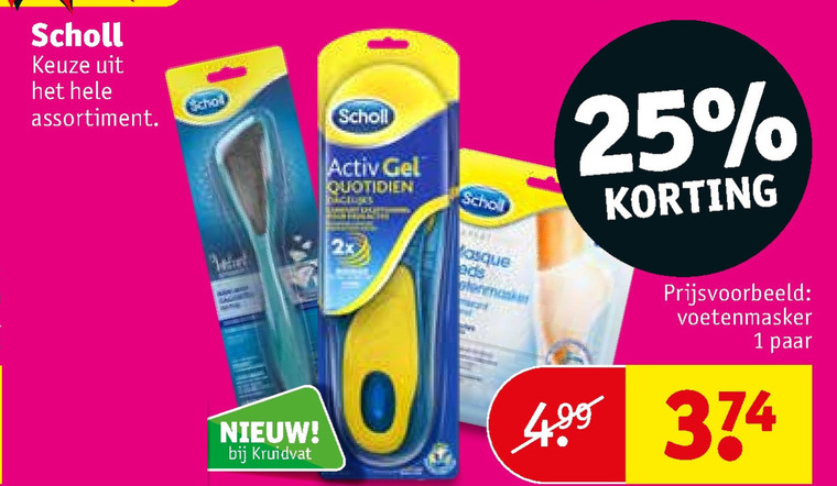 Inlegzolen discount scholl kruidvat