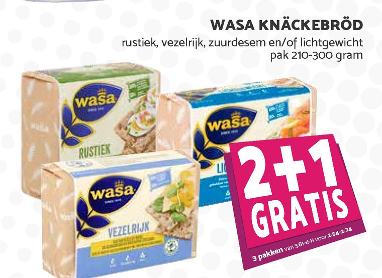 Wasa Knackebrod Folder Aanbieding Bij Boons Markt Details