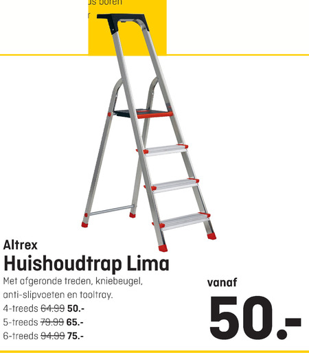 Altrex folder aanbieding bij Hubo -