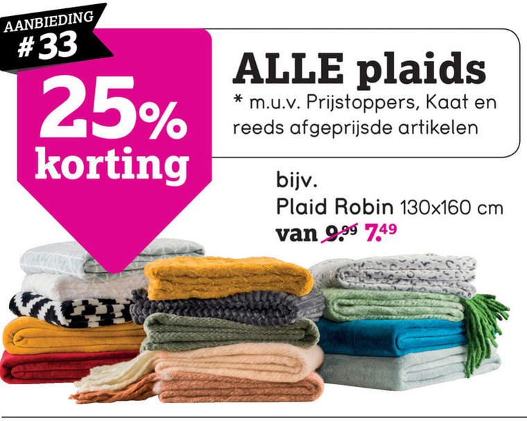 poort honderd Amfibisch plaid folder aanbieding bij Leenbakker - details