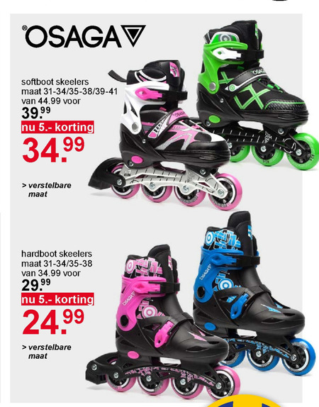 Misschien onbetaald Symptomen Osaga inline skate folder aanbieding bij Scapino - details