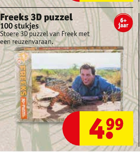 piano moordenaar een schuldeiser Freek Vonk 3d-puzzel folder aanbieding bij Kruidvat - details