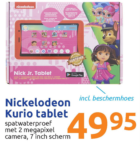 staal Onderscheid Besparing Kurio kindertablet folder aanbieding bij Action - details