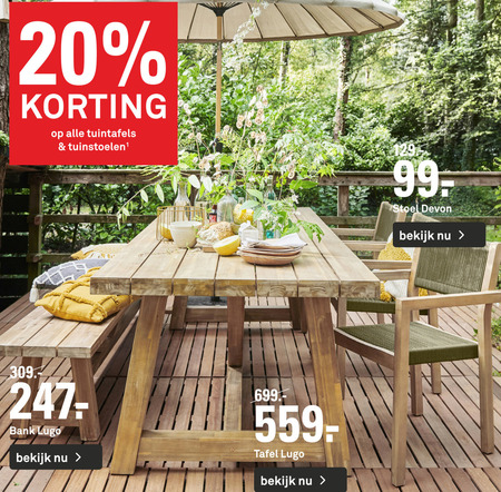 avontuur Zeehaven laat staan tuinstoel, tuintafel folder aanbieding bij Karwei - details