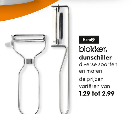 Intrekking Perforeren nakomelingen Handy dunschiller folder aanbieding bij Blokker - details