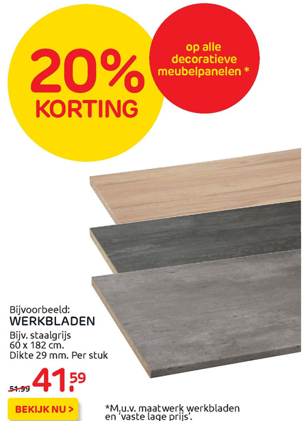 aanbieding bij - details