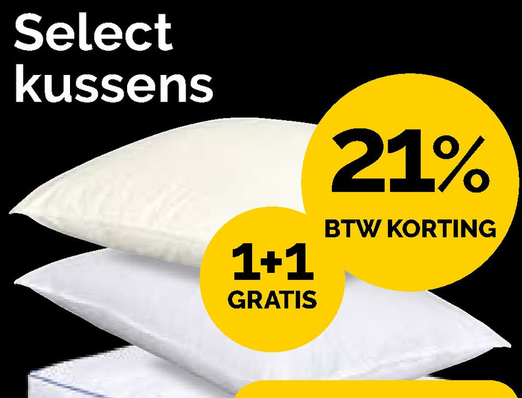 hoofdkussen folder aanbieding bij Beter Bed details