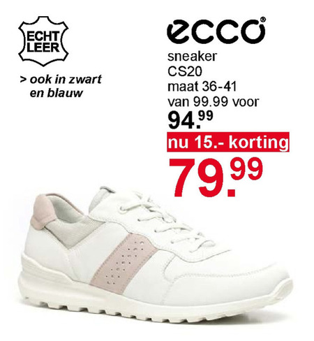 peper Waar Blijkbaar Ecco dames sneakers folder aanbieding bij Scapino - details