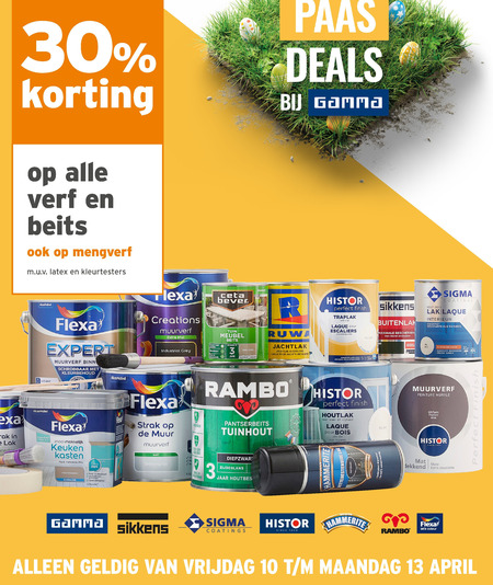 fossiel verwijderen bak Alle merken lak, beits folder aanbieding bij Gamma - details