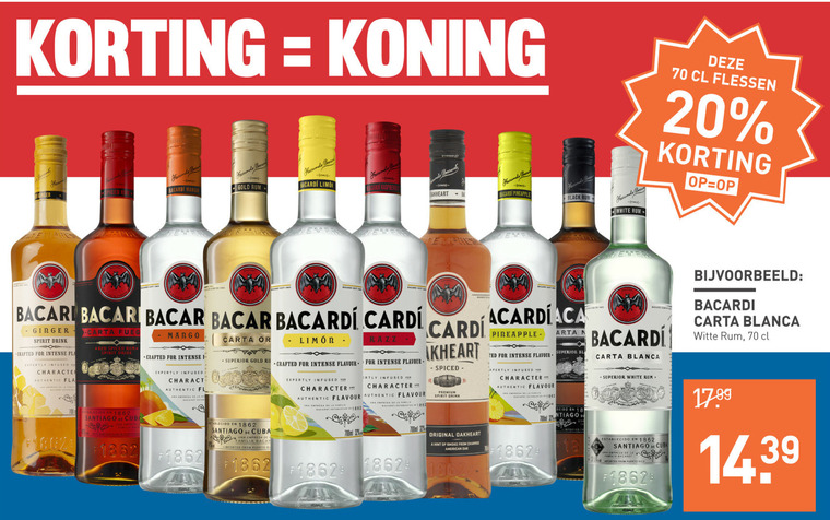 Bacardi Lemon Gall En Gall - Bacardi rum folder aanbieding bij Gall ...